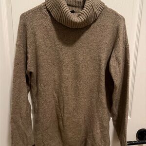 Tan Turtleneck Sweater